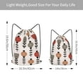 thumbnail image 4 of XMXT Unisex Drawstring Backpack for Women Men, Abstract Simple Flowers Waterproof Gym Bag String Bags for Shopping Sport Travel, s, 4 of 8