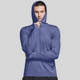 thumbnail image 4 of Levmjia Men's Sun Protection Jacket with Thumb Holes Lightweight Hooded Fitness Jacket Quick-Dry Outdoor Sports Wear with Inner Pockets Polyester S-3XL Purple, 4 of 8