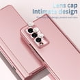 thumbnail image 5 of SaniMore Case for Samsung Galaxy Z Fold 3, Upgrade Magnetic Hinge Automatic Adsorption One-Piece Lens Film [Built-in S Pen Fold Edition+Pen Slot Hinge] Heavy Duty Shell for Galaxy Z Fold 3, Pink, 5 of 7