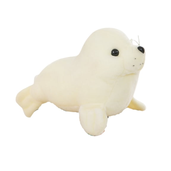 Realistic Seal Plush Decorative Doll Soft Stuffed Marine Animal Home Desk Decor