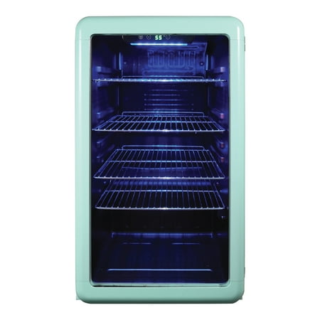 Magic Chef MCB34CHM 3.4-Cu. Ft. Retro Beverage Cooler (Green)