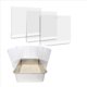 thumbnail image 2 of 6X Protectores Orina para Caja para Gatos, Salpicaduras para Caja Lados Altos, Recinto Sin Costuras para Bandeja con Parte Superior Abierta, 2 of 5