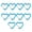 A, variant on Pack of 10 Heart Shaped Metal Carabiner Keychain Accessory Portable for Outdoor Climbing and Camping Keyring Hook