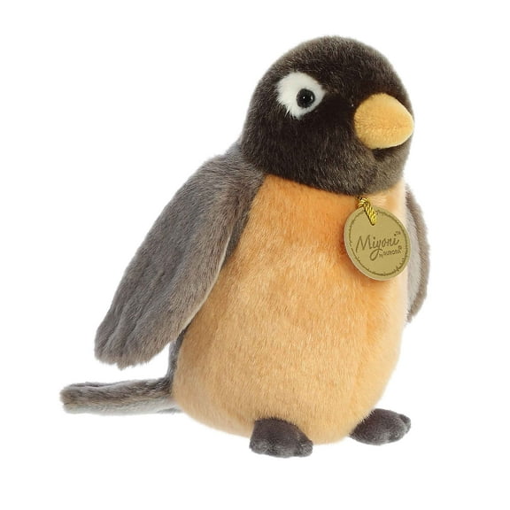 Aurora - Small Black Miyoni - 6" Robin - Realistic Stuffed Animal