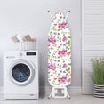 thumbnail image 4 of HELLHERO Table Top Ironing Board Cover Protector 15x54 Inch Iron Board Cover Soft and Comfortable Hook and Loop Elastic Edge, Merry Christmas Watercolor Mixed Floral, 4 of 6