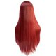 thumbnail image 5 of Burgundy Long Straight 24 Inches Wig with Bangs for Women, 5 of 5