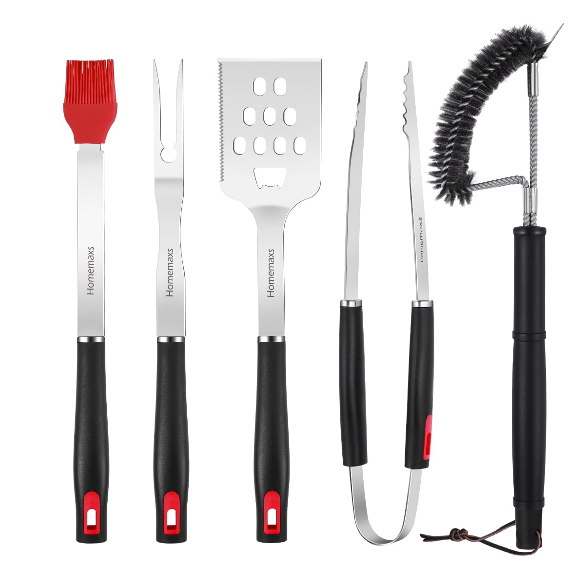 Stainless Steel BBQ Tools 5Pcs Outdoor Barbecue Grill Utensils Set