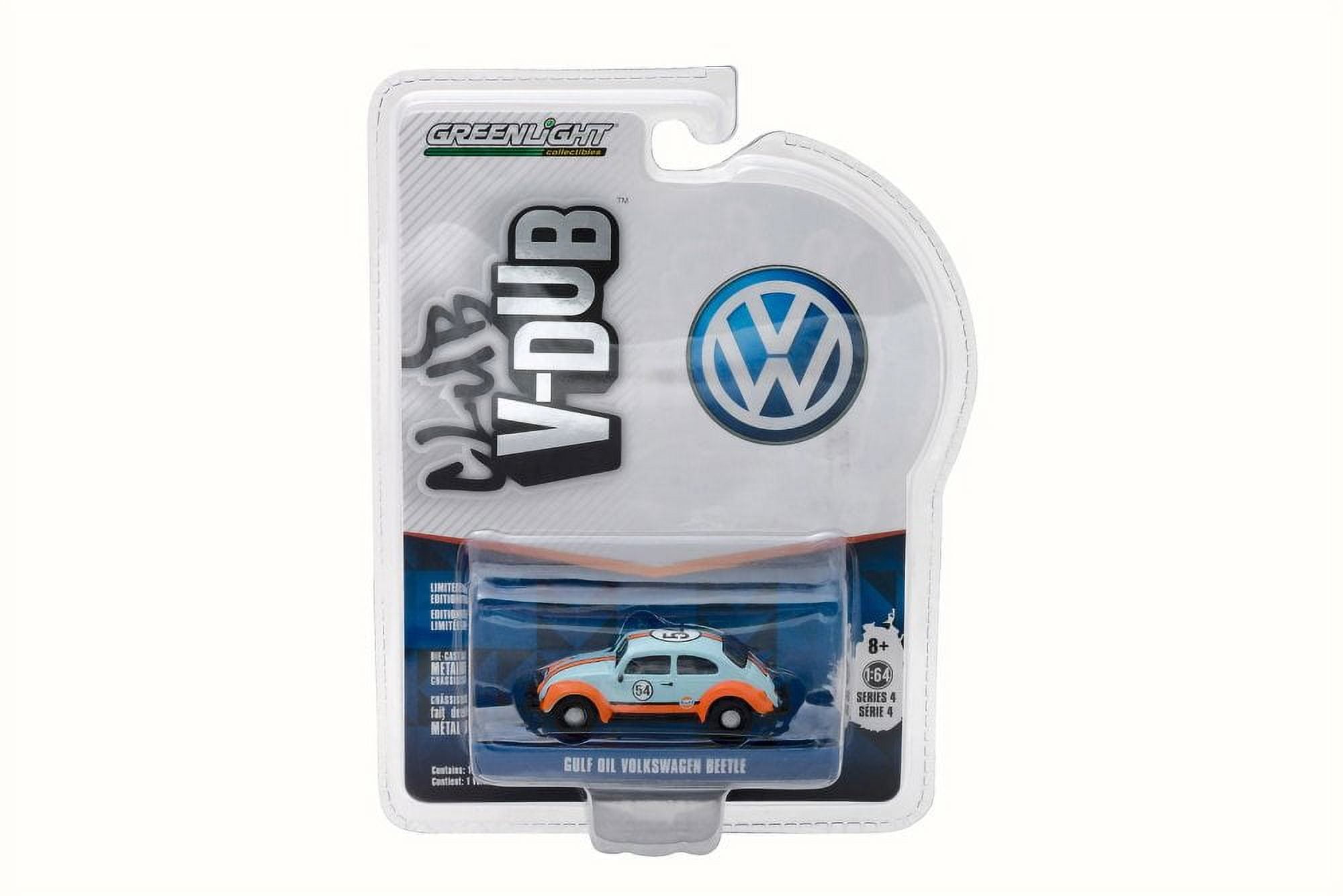 Volkswagen Classic Beetle #54 Gulf Oil Racer 1/64 Diecast Model