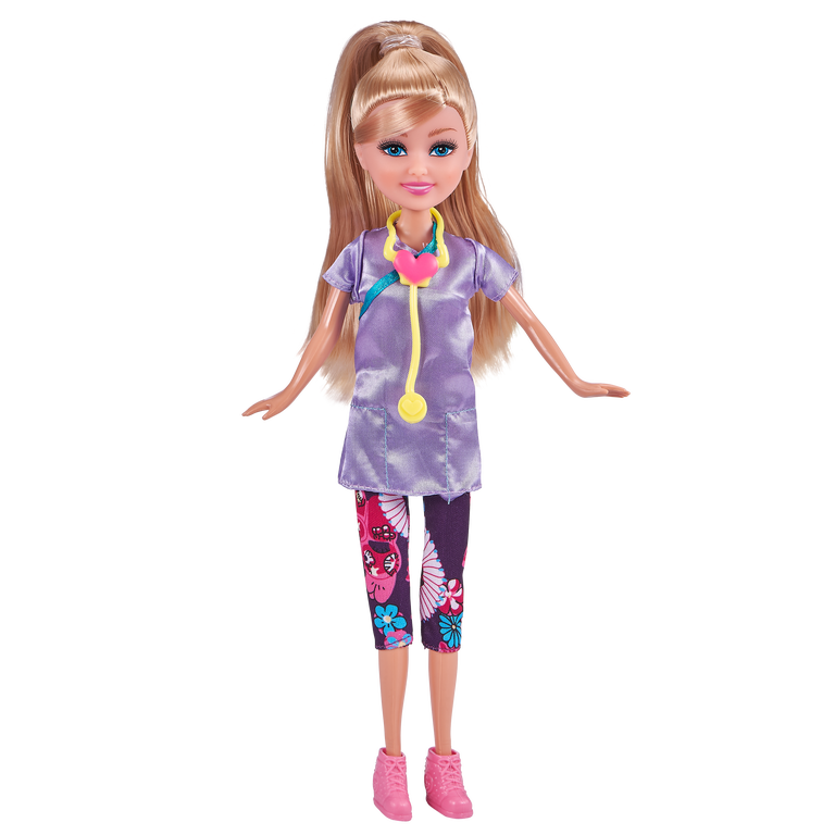 Sparkle Girlz Pet Medical Clinic Doll Set by ZURU – Playset with