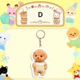 thumbnail image 4 of Cartoon Cat Rabbit Bear Animals Acrylic Keychains Highly Cute And Families Sylvanian Keychains, 4 of 8