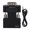 Black, variant on Yajisi High Definition Multimedia Interface to VGA Converter Female to Male Adapter with 3.5mm HD Audio Cable for Computer Monitor Projector, Black (3.9 inches / 10 cm)