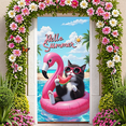 thumbnail image 7 of Summer Theme Banner Hello Summer Cat Design Inflatable Flamingo Illustration for Beach Party Outdoor Decoration Vacation Fun, 7 of 7