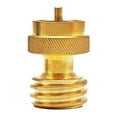 Brass Steak Saver Gas Grill Adapter Converter for 1 Pound Propane Grill