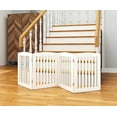 thumbnail image 5 of STAROUS 24"H Wooden Freestanding Pet Gate, White, 5 of 7
