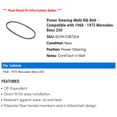 thumbnail image 2 of Power Steering Multi Rib Belt - Compatible with 1968 - 1972 Mercedes-Benz 250 1969 1970 1971, 2 of 2