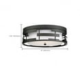 thumbnail image 3 of Nuvo Lighting - Lansing-3 Light Flush Mount-16 Inches Wide by 5.38 Inches High, 3 of 8