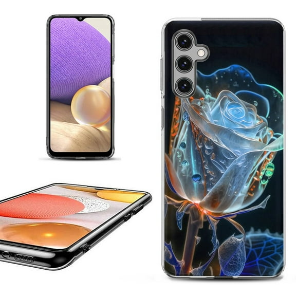 OneToughShield ® for Samsung Galaxy A14 5G Phone Case, Fashion Cover Case - Glowing Rose