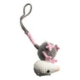 thumbnail image 2 of YLLSF Handmade Knitted Possum Car Charm: Cute Decoration for Rearview MirrorCar, 2 of 8