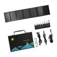 thumbnail image 2 of Elodie Sac Panneau Solaire Pliable Noir Sac de Charge pour Randonnée Cyclisme 60W, 2 of 8