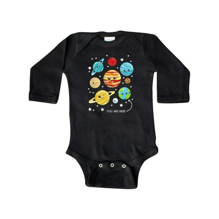 

Inktastic Cute Planets Stars Astronomy Space Cosmos Gift Baby Boy or Baby Girl Long Sleeve Bodysuit