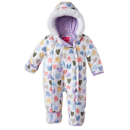 

Wippette Baby Girl Heart Print Pram Sizes NB-18M
