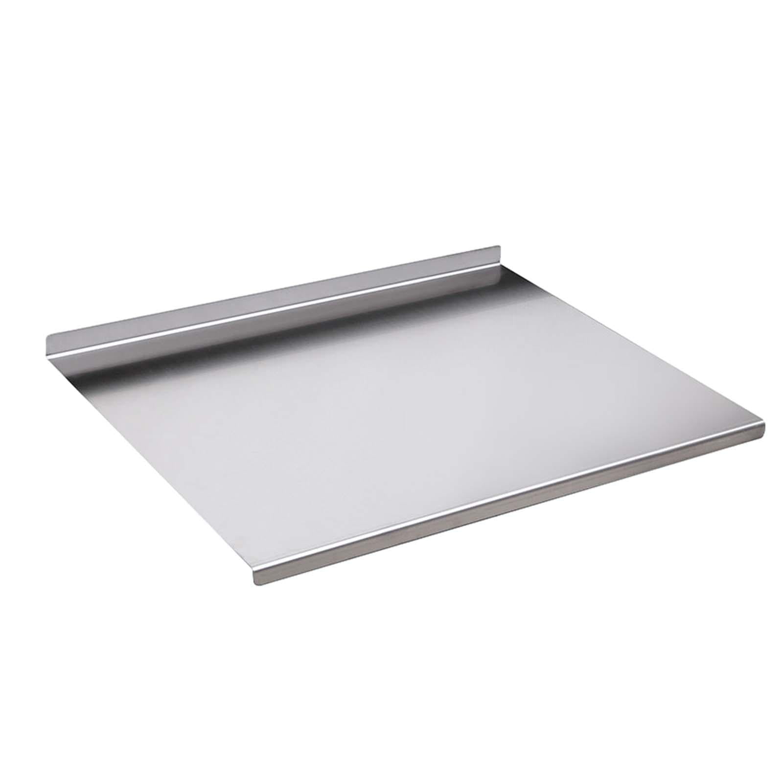 Tongina Stainless Steel Chopping Board Heavy Cutting Board Meat Vegetables Bread Cutting Mats Smooth Surface 1.5mm Thickness Nonstick 40cmx50cm