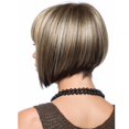 thumbnail image 5 of 32CM Fille Naturel Or Partie Perruque Courte Cheveux Raides Mode Perruque Synthétique, 5 of 5