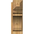 thumbnail image 2 of Ekena Millwork 8"W x 22"D x 22"H Olympic Rough Sawn Craftsman Outlooker, Western Red Cedar, 2 of 4