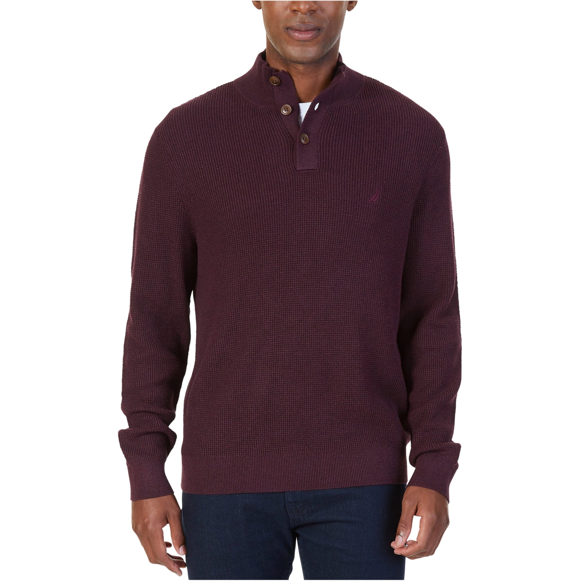 Nautica - Nautica Mens Ribbed Pullover Sweater - Walmart.com - Walmart.com
