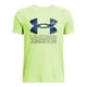 thumbnail image 1 of Camiseta Under Armour Boys Tech Hybrid con estampado de manga corta, 1 of 1
