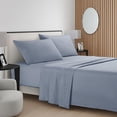 thumbnail image 4 of LLDYYDS Sateen Weave 4 Piece Bed Sheet Set Solid Design Hotel Quality Deep Pocket Fitted Mattress Protector, 4 of 5