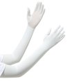 thumbnail image 1 of Mangas de protección solar Mangas de sol verano mujeres hombres mangas de brazo de enfriamiento cubiertas de brazo para Golf pesca jardinería deportes Blanco, 1 of 8