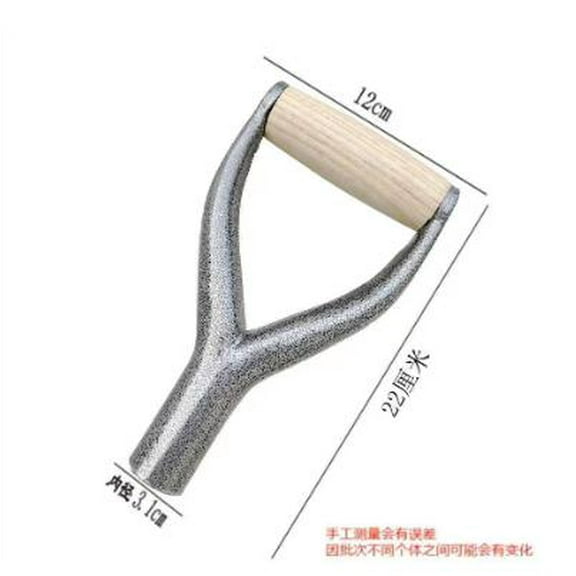 LEXSOMEO Shovel D Grips Handle Reusable Y Grips Replacement Grips Garden Snow Removal Iron Shovel Handle Replacement Parts For Digging Raking Tool