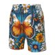 thumbnail image 4 of Balery Spring Butterfly Flowers Traje de Baño Estilo Hawaiano para Hombre, Shorts de Secado Rápido con Bolsillos-3X-Large, 4 of 6