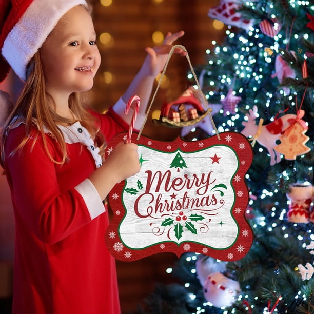 Xihbxyly Colgante de Madera Navideño, Decoración Festiva, Diseño Exquisito, Ideal para El Hogar o La Fiesta, Decoración de La Mesa Del Comedor o La Sala de Estar, Regalo de Acción de Gracias, 28 X 24