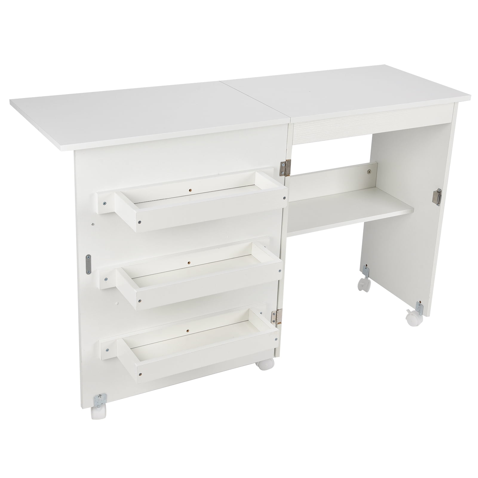 Mesa De Extensión Para Máquina De Coser Hilai - 35x25x2 Cm, Plástico Blanco, Plegable, Para Ampliar Superficie De Trabajo