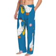 thumbnail image 3 of Kdxio Cartoon Goose Print Men's Sleep Pajama Pant Lounge Pants with Pockets, 3 of 8