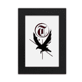 thumbnail image 1 of Los cuervos pueden volar. Marco de Fotos de escritorio imagen Arte Negro Pintura 5x7 pulgadas, 1 of 4