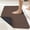 Brown, variant on Bathroom Rug,Rubber Bath Mats for Bathroom,No Slip Bath Rugs,Machine Washable,Low Pile,Absorbent Pink,16" x 24"
