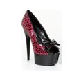 thumbnail image 3 of Ellie Shoes E-609-Royce 6" Womens Stiletto With 2" Platform. 7 / Leopard, 3 of 3