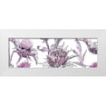 thumbnail image 1 of Fay, Mela 18x9 White Modern Wood Framed Museum Art Print Titled - Thistle Zoom in Lavender, 1 of 4