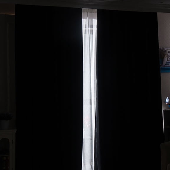 Curtain,Silver Curtains 75 Inch Long Back Tab And Rod Pocket Panels 2 Panels Curtains For Living Room Room Darkening Curtains