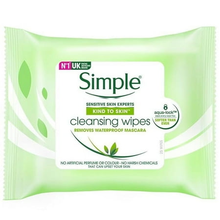 Simple Kind To Skin, 25 Wipes