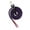 Purple, variant on Showman 8' Nylon Pro Braid Lead Rope w/ Removable Brass Snap