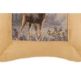 thumbnail image 3 of Northwoods Moose Needlepoint Pillow, 16" x 16", 3 of 4