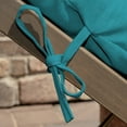 thumbnail image 6 of ARDEN Outdoor Plush Modern Tufted Chaise Cushion, 76 x 22, Water Repellent, Fade Resistant, Tufted Cushion for Chaise Lounger 76 x 22, Lake Blue Leala, 6 of 8
