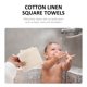 thumbnail image 2 of unbranded 6Ud Paquete De Toallas Para Exfoliar Cuerpo Y Pies Material Lino Beige, 2 of 7