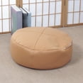 thumbnail image 4 of Puf redondo estilo japonés creativo para sala de estar cierre de cremallera perezoso lavable sofá suave asiento suelo cojín para sentarse cojín redond naranja perfecl puf redondo, 4 of 8
