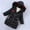 A Black, variant on Piuwrlz Little Girls Puffer Jacket for Kids Velvet Padded Solid Color Cotton Coats Black Size 10 Years