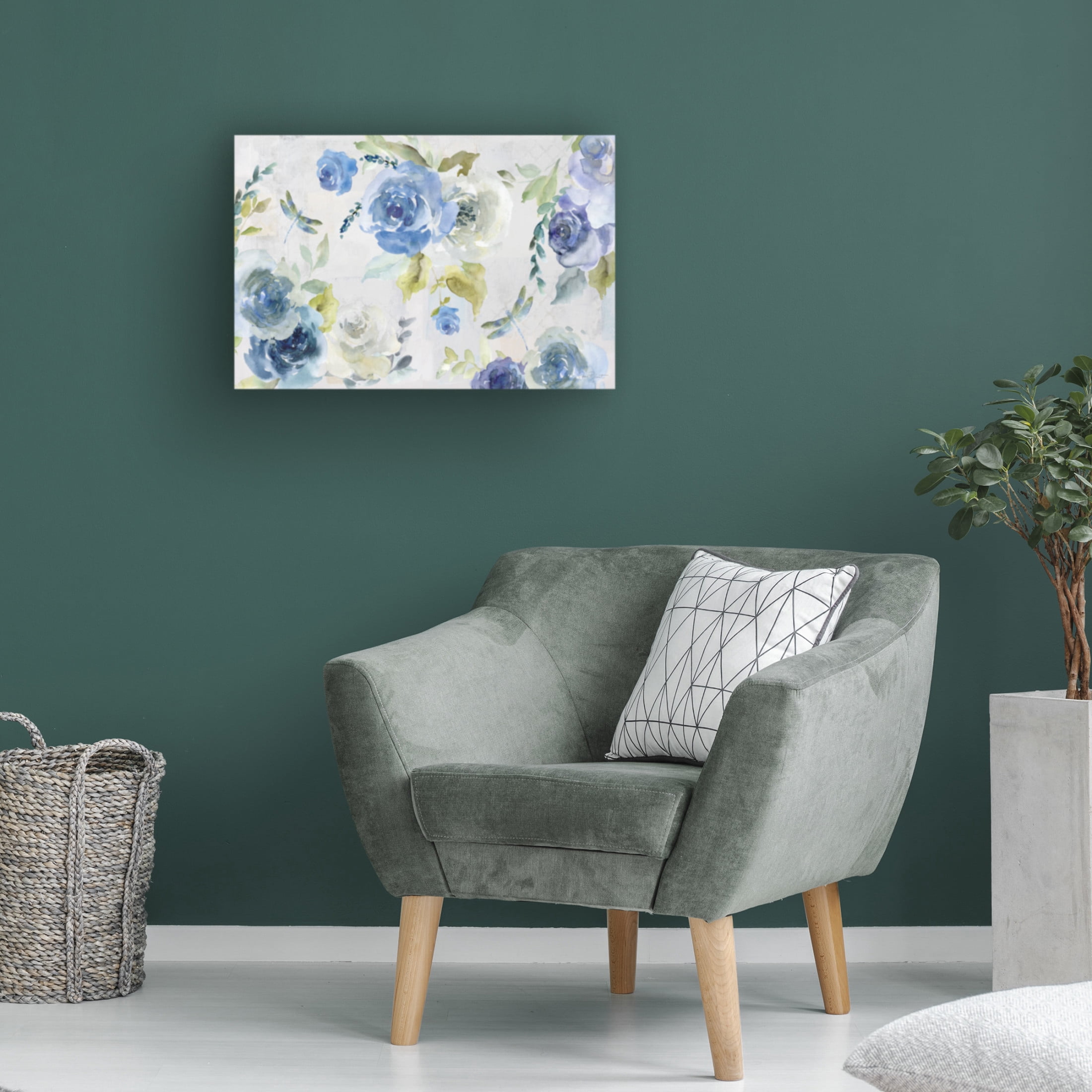 Canvas Wall Art - Jean Plout 'June Textures C' Wall Art for Living Room, Bedroom, or Office Décor by Trademark Fine Art - 32 x 22 Inches